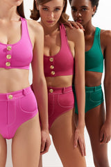 Lavinia w/Gold Buttons - OYE Swimwear