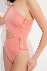 Rhea W/Gold Buttons - OYE Swimwear