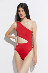 Rhea W/Gold Buttons - OYE Swimwear
